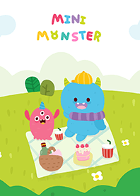 Mini monster: Cute monster picnic