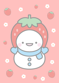 Strawberry: Blue Snowman Theme 6