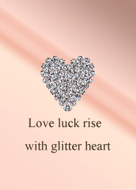 Glitter. heart. Love luck.