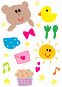 (Lilo crayon x white)