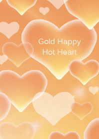 Gold Happy Hot Heart