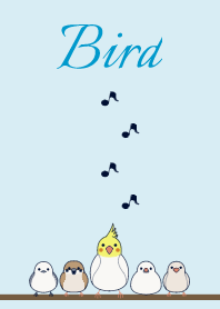 Bird 001-2 (Small bird/Light Blue)