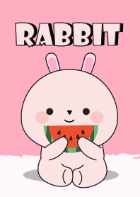 Simple Love Pink Rabbit Theme Vr.2
