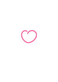 Heart Simple icon: pink