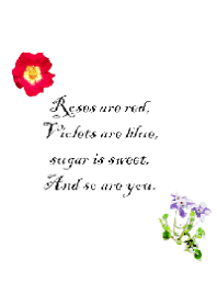 Roses are red