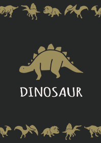 Black Gold : Dinosaur simple theme