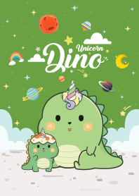 Dino Unicorn Love Galaxy Matcha