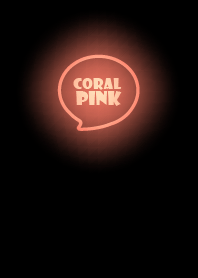 Love Coral Pink Neon Theme