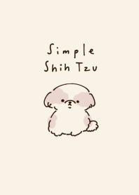 simple Shih Tzu beige.