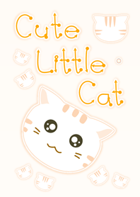 Cute Little Cat (Beige V.4)
