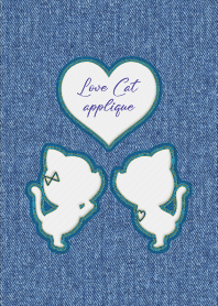 Love Cat Applique 36