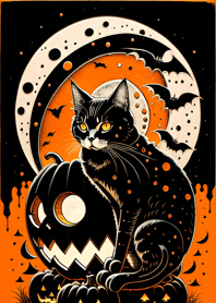 halloween cat 05a1de