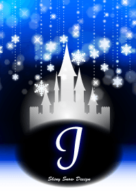 I-Initial-Snow Castle-Blue