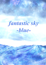 幻想的な空 ブルー