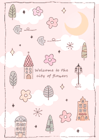 red Flower blooming town 14_2