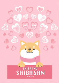 SHIBAINU SHIBASAN -LovelyHeart softpink-