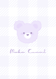 MOKO KUMA 2  #Plaid #purple