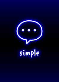 neon simple:black blue WV