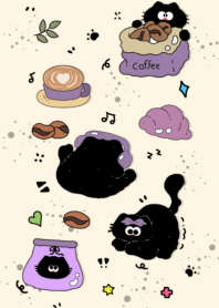 black cat coffee beans2