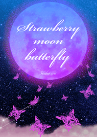 Strawberry moon butterfly