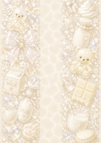 Milk White Deco Border | Bitasui