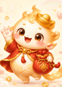 Milk Tea Color Lucky Little Elf