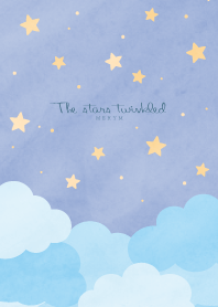 -The stars twinkled- 9