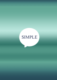 アクアブルーシルバー。シンプル。