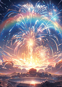 2024-Happy New Year Fireworks