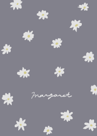 Margaret flowers -gray