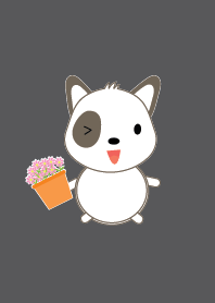 Simple cute dog theme v.2