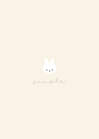 SIMPLE RABBIT - Ivory -