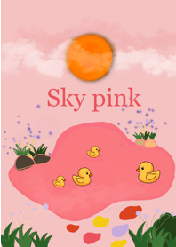 Sun sky pink