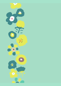 Gentle flowers2 on BG