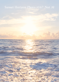 Sunset Horizon Photo #167 Not AI