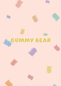 yammy gummy bear2 / peach pink