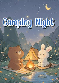 Cozy Camping with Bear and Bunny