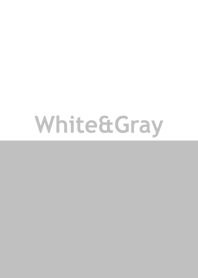 Simple Gray & White No.9-2