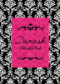 Black&Pink Damask