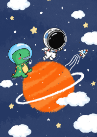 Dino vs Astronaut