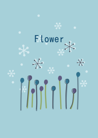 Simple Scandinavian theme / flower 2