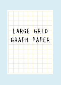 LARGE BEIGE GRID GRAPH PAPER-LIGHT BL-Yj