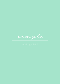 simple_opal green