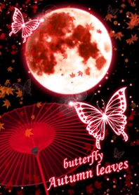 butterfly autumn leaves