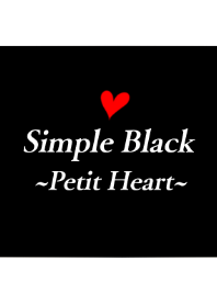 Simple Black ~Petit Heart~