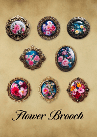 Flower Antique Brooch