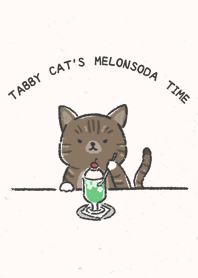 Tebby Cat's Melonsoda & Icecream Time