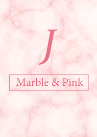 J-Marble&Pink-Initial