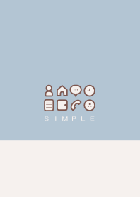 SIMPLE(beige blue)V.366b