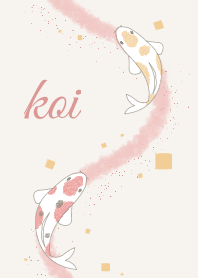 Fish 001-2 (Nishikigoi/Pink Beige)